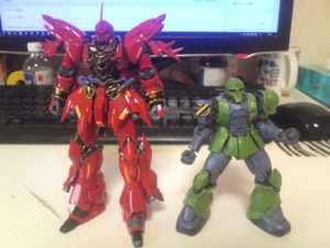 HGオリジン旧ザクとの比較