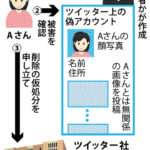 ツイッターなりすまし削除命令