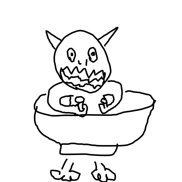 ばいきんまんが描けない